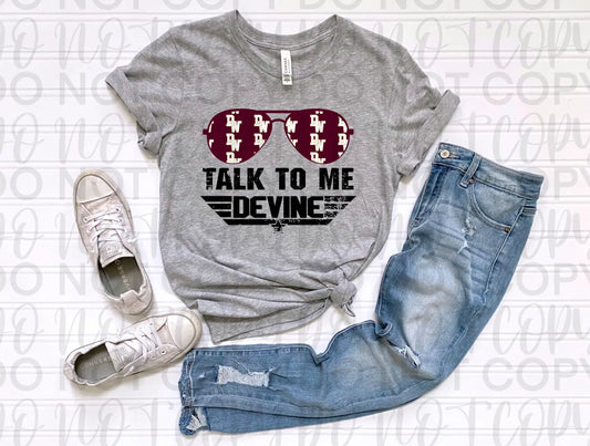 Talk To Me Devine DW Tee - Branded By Barta