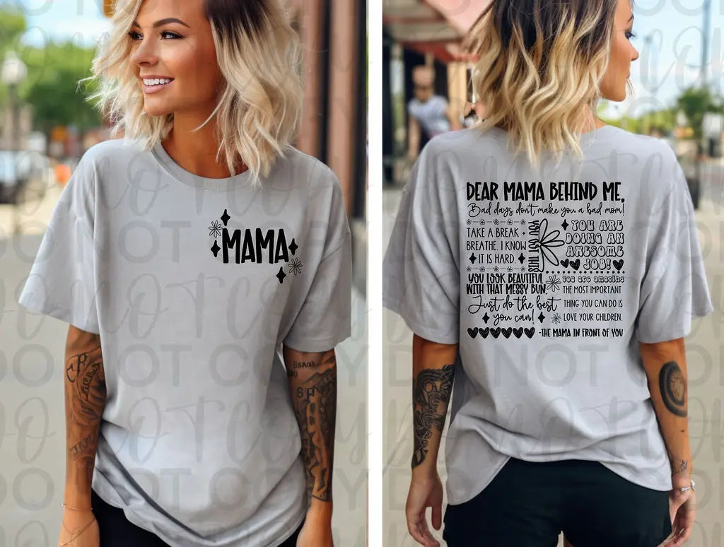 Mama, Dear Mama Behind Me - Branded By Barta