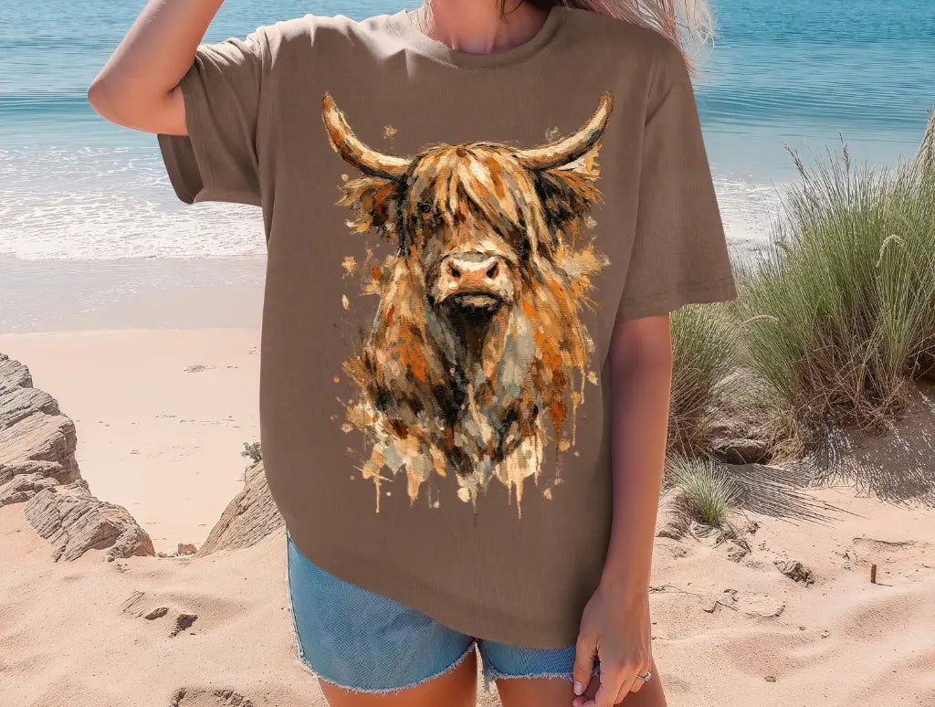 Western Highland Cow brandedbybarta