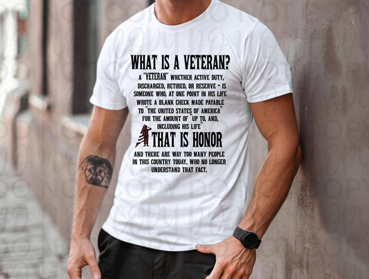 What is a veteran