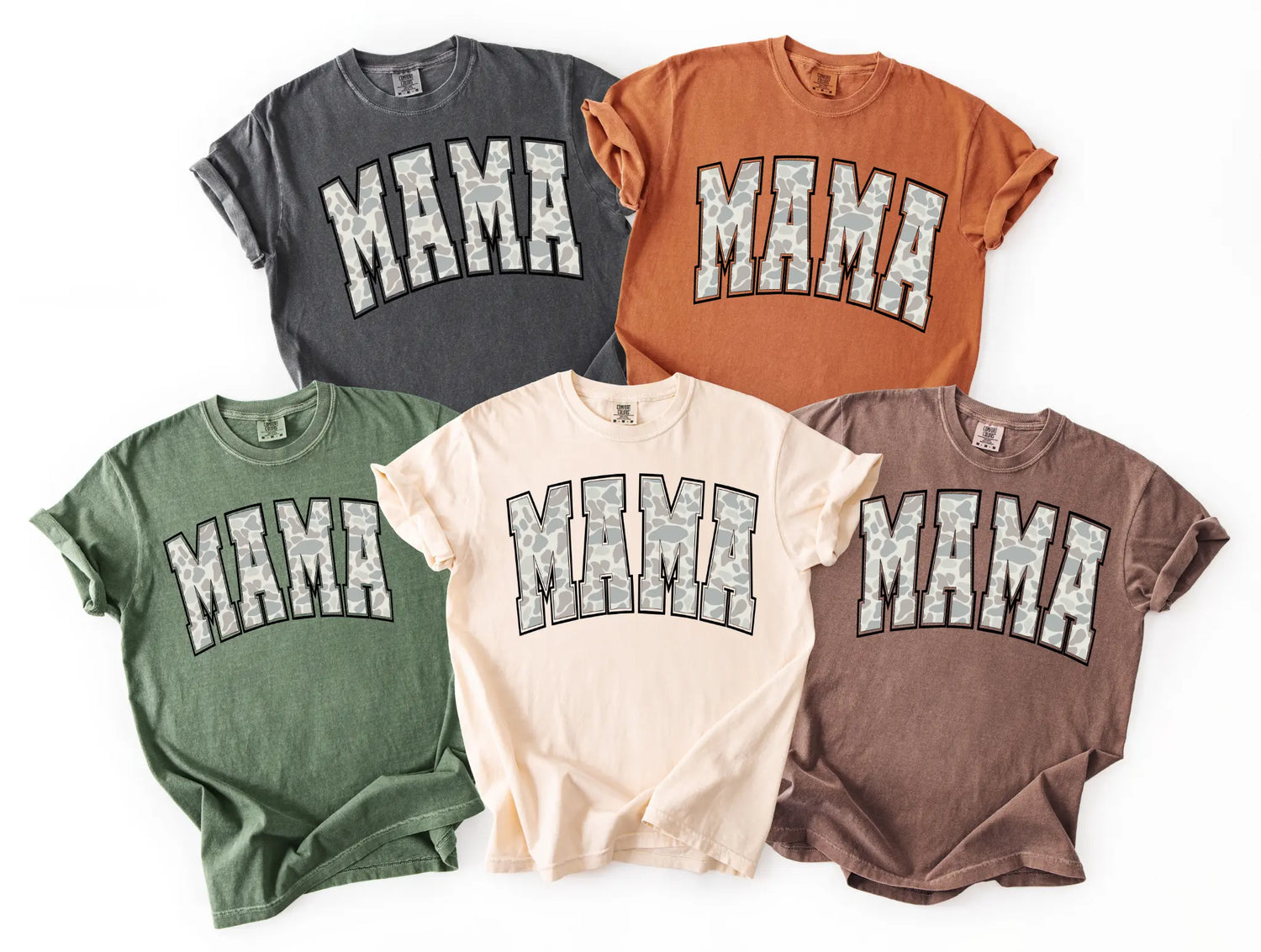 Mama Camo Graphic Tee Branded By Barta