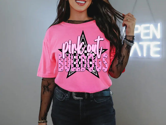 Pink Out Bulldogs brandedbybarta
