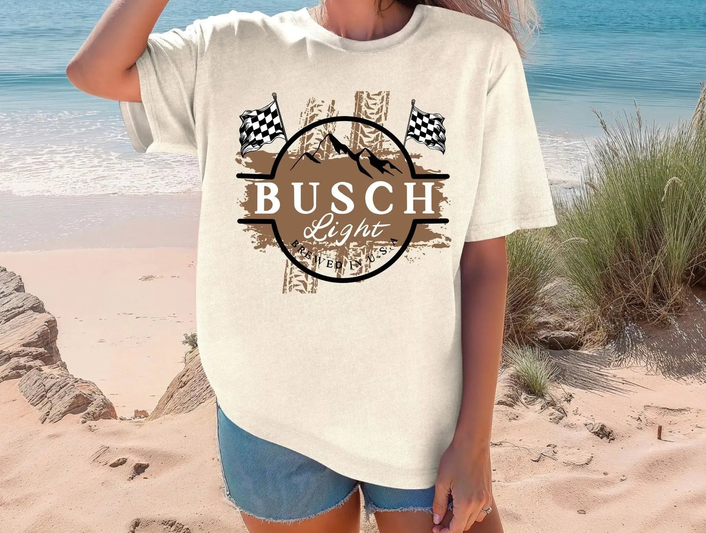 Busch light checkered flag - Branded By Barta