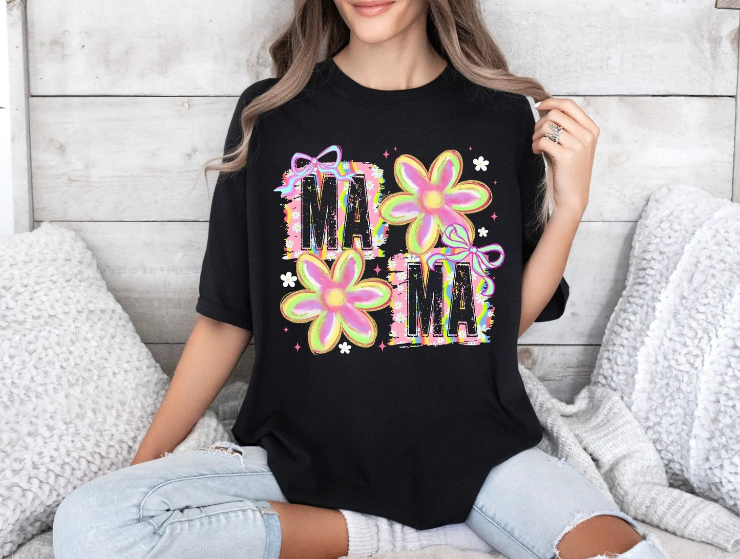 Mama Neon Brushstroke brandedbybarta