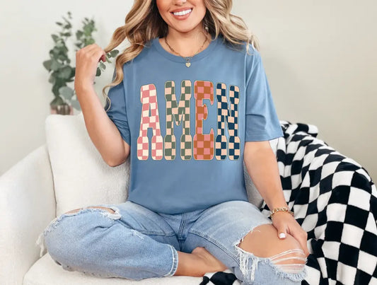 Checkered Amen brandedbybarta