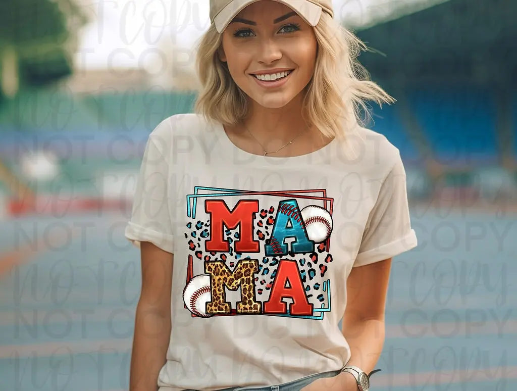 Colorful Mama Baseball - Branded By Barta