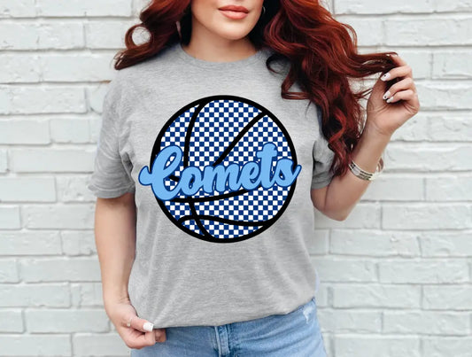 Checkered Basketball Comets brandedbybarta