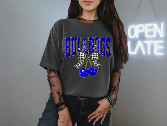 Checkered Cherries Bulldogs brandedbybarta