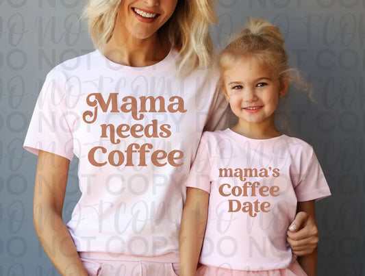 Mama Needs Coffee + Date Set - Branded By Barta