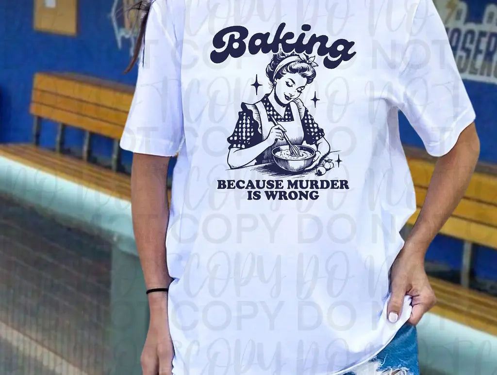 Baking Because Murder - Branded By Barta