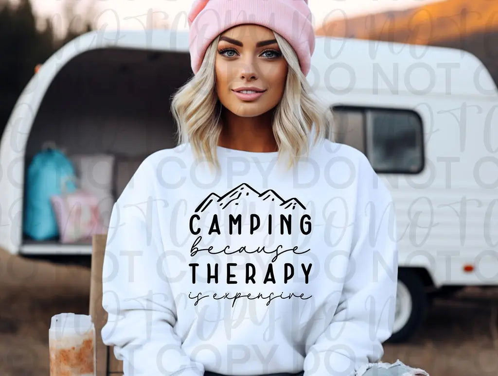 Camping Because Therapy Is Expensive - Branded By Barta