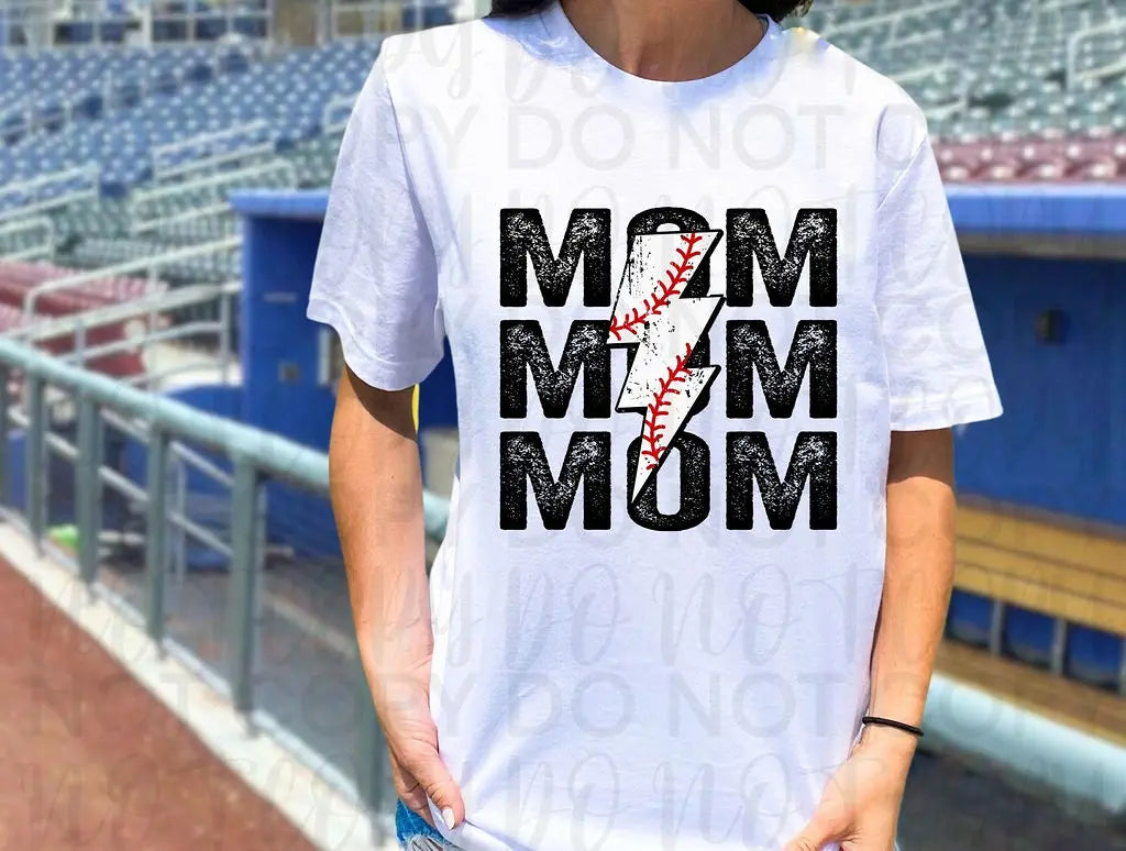Mom Baseball LB - Branded By Barta