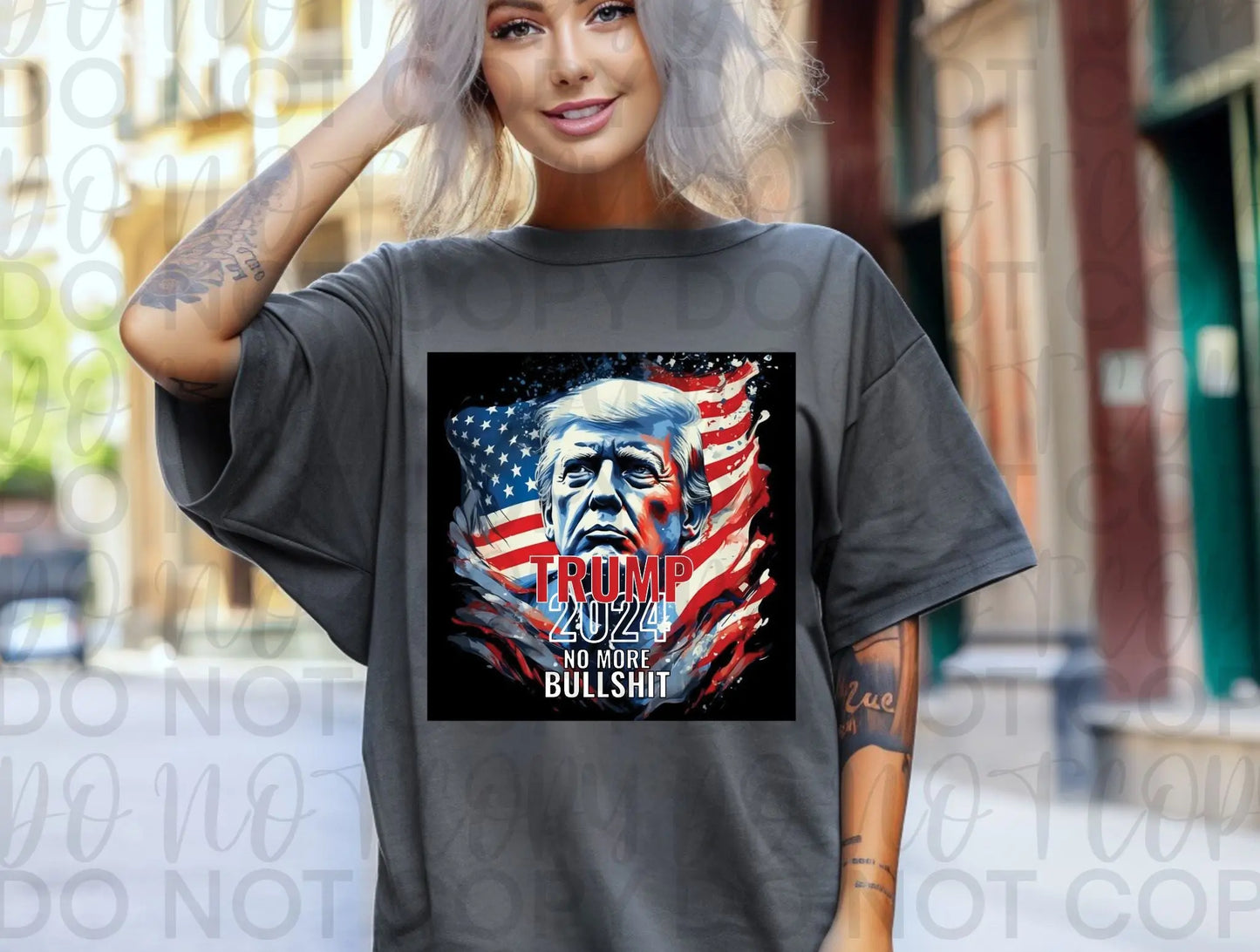 Trump 2024 no bullshit - Branded By Barta