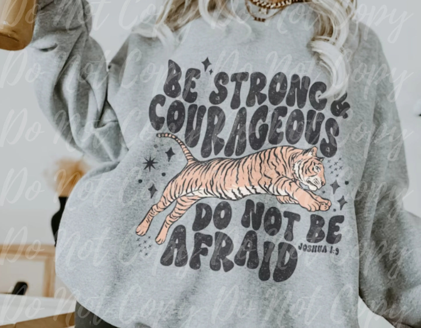 Be Strong - Courageous - Branded By Barta