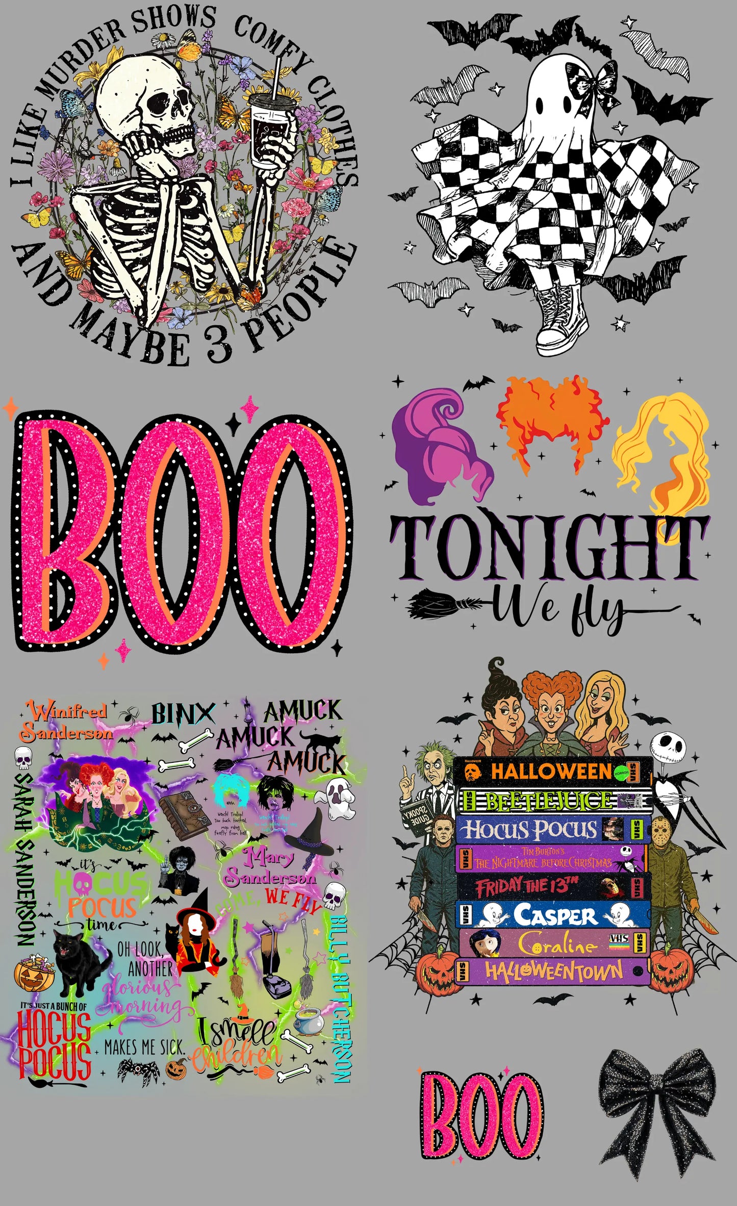Halloween Boo Gang Sheet Mini Branded By Barta