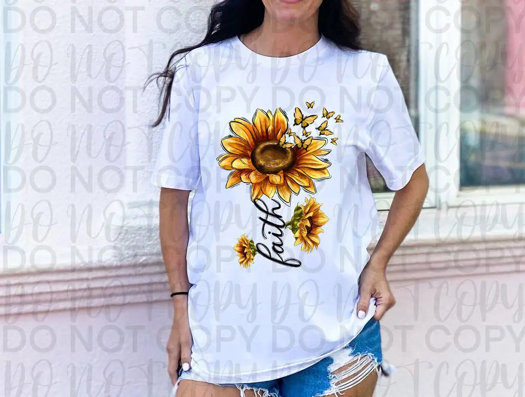 Faith Of Floral Sunflower - Branded By Barta