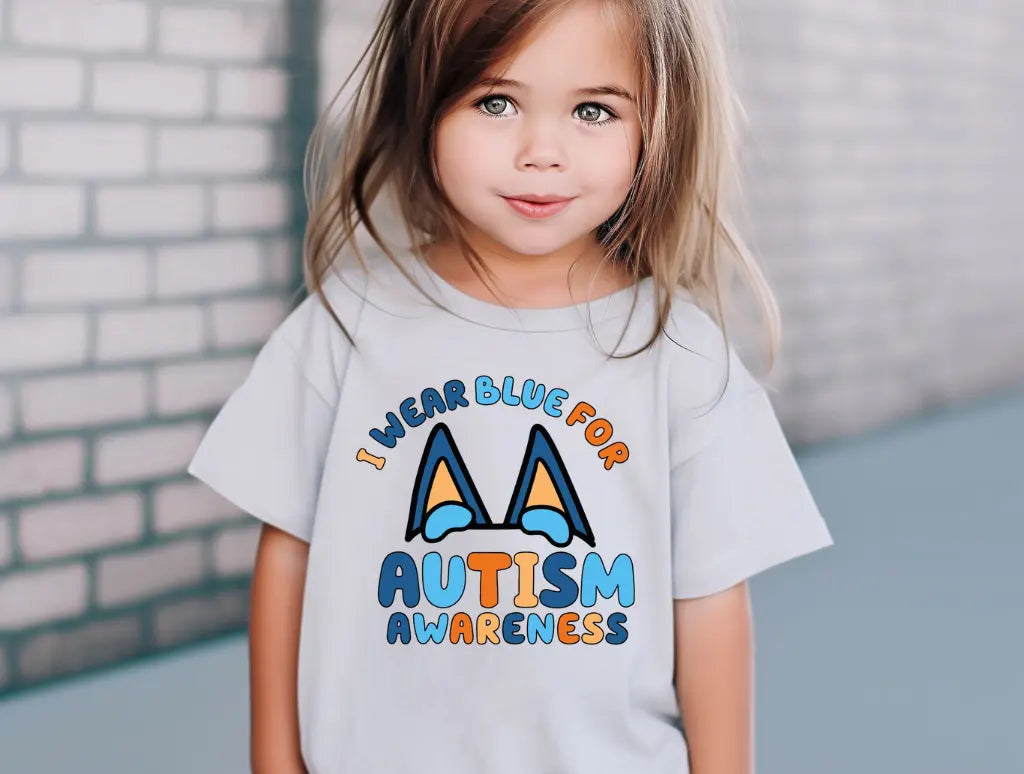 I Wear Blue Blue Dog - Branded By Barta