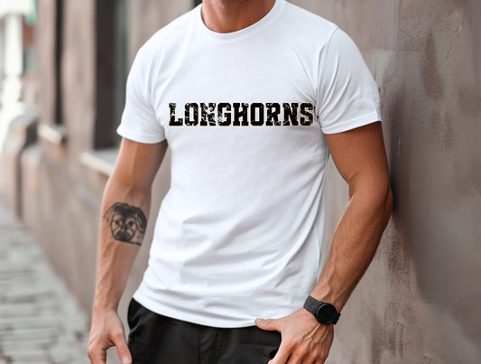 Longhorns Distressed brandedbybarta