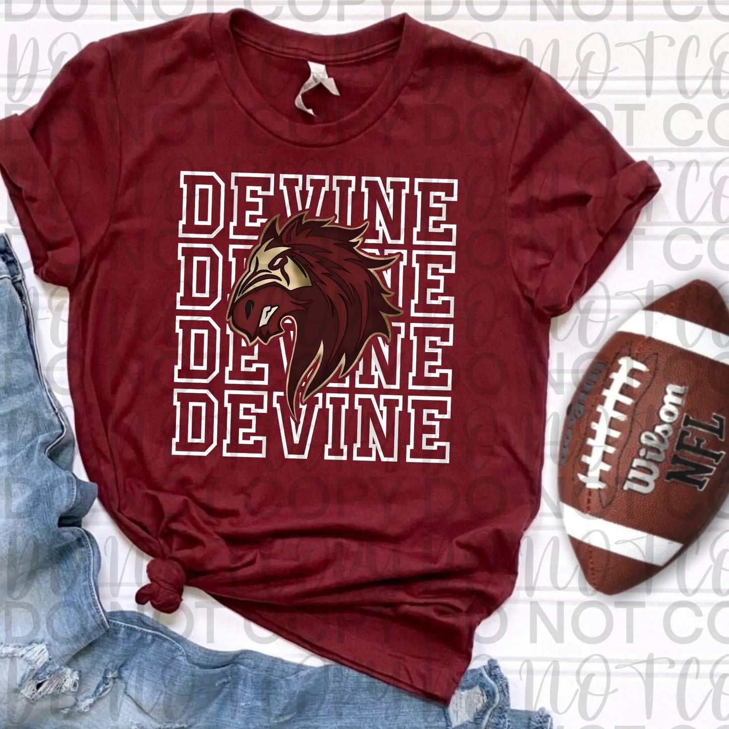 Devine Warhorses Stacked Tee - Branded By Barta
