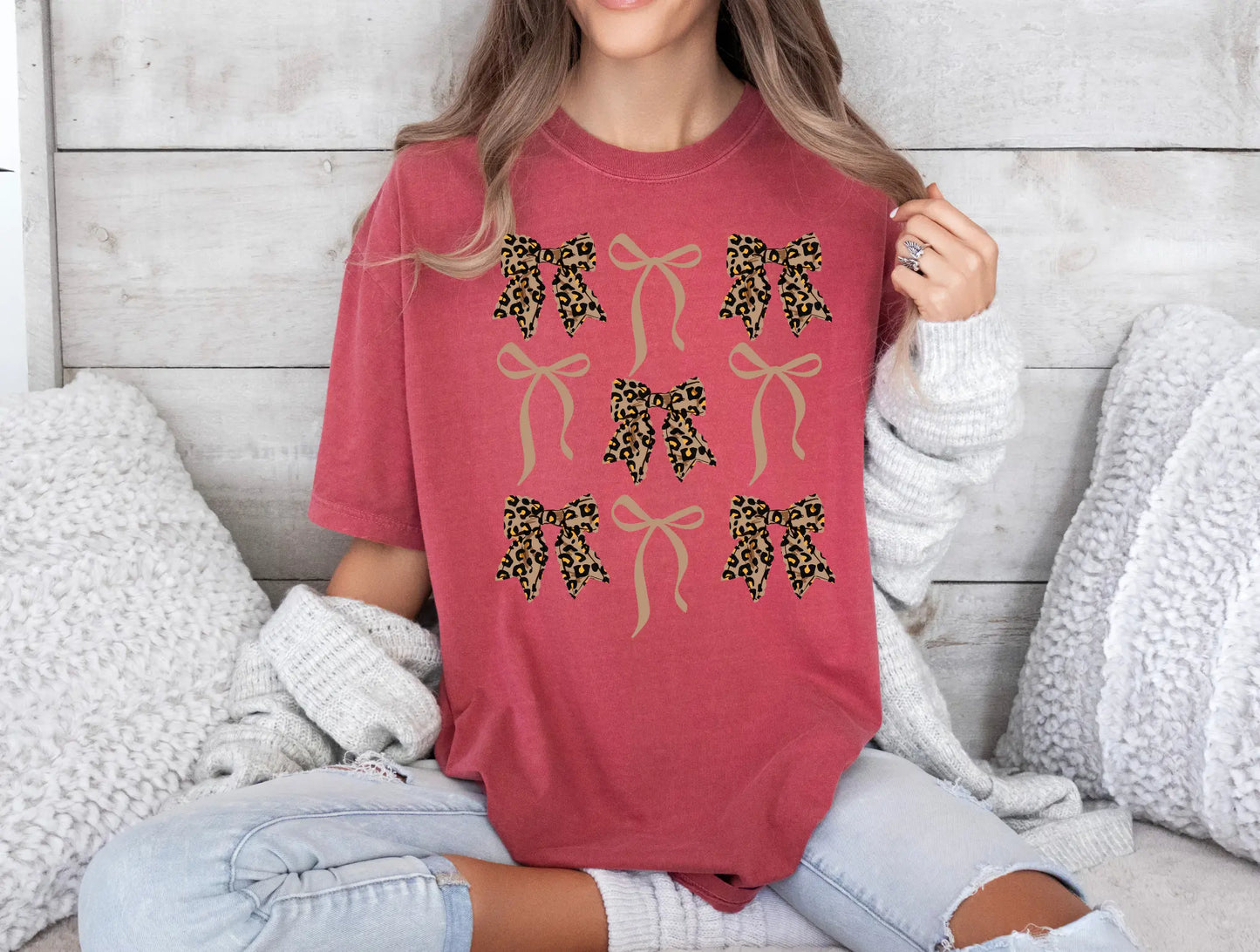 Leopard Bow Collage - Branded By Barta