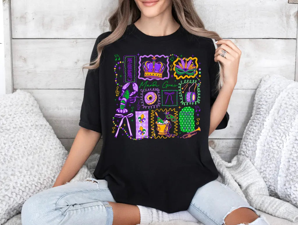 Mardi Gras Collage brandedbybarta