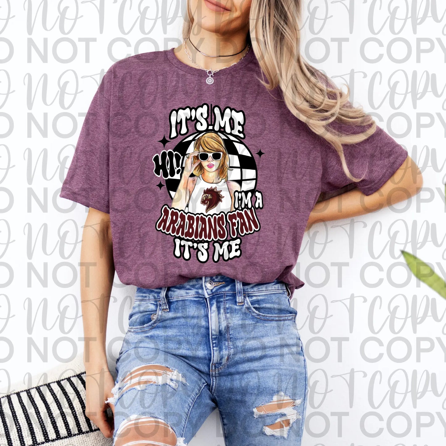 It's Me Hi Arabians Fan Tee - Branded By Barta