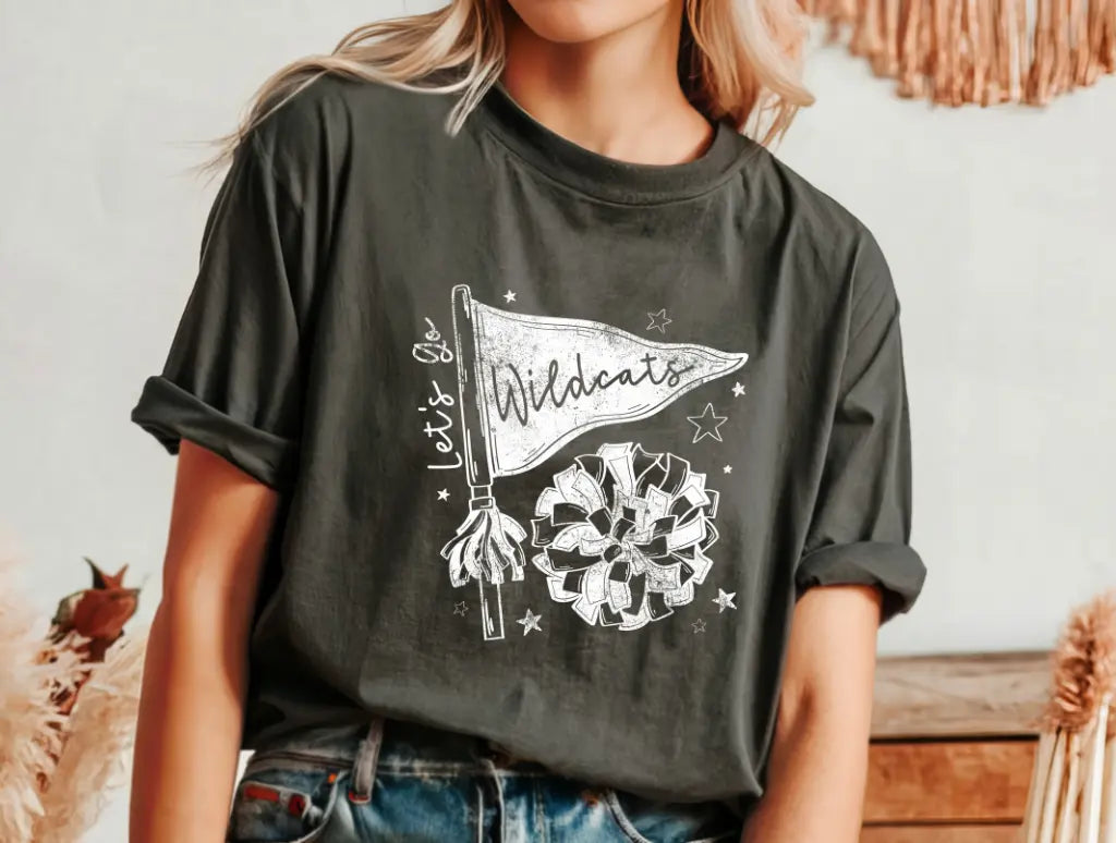 Let's Go Wildcats White brandedbybarta