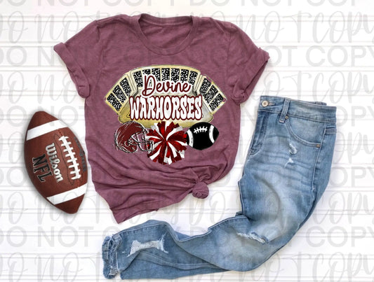 Warhorses FB Staduim Tee - Branded By Barta