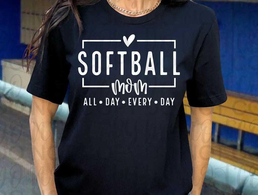 Softball Mom All Day Everyday - Branded By Barta