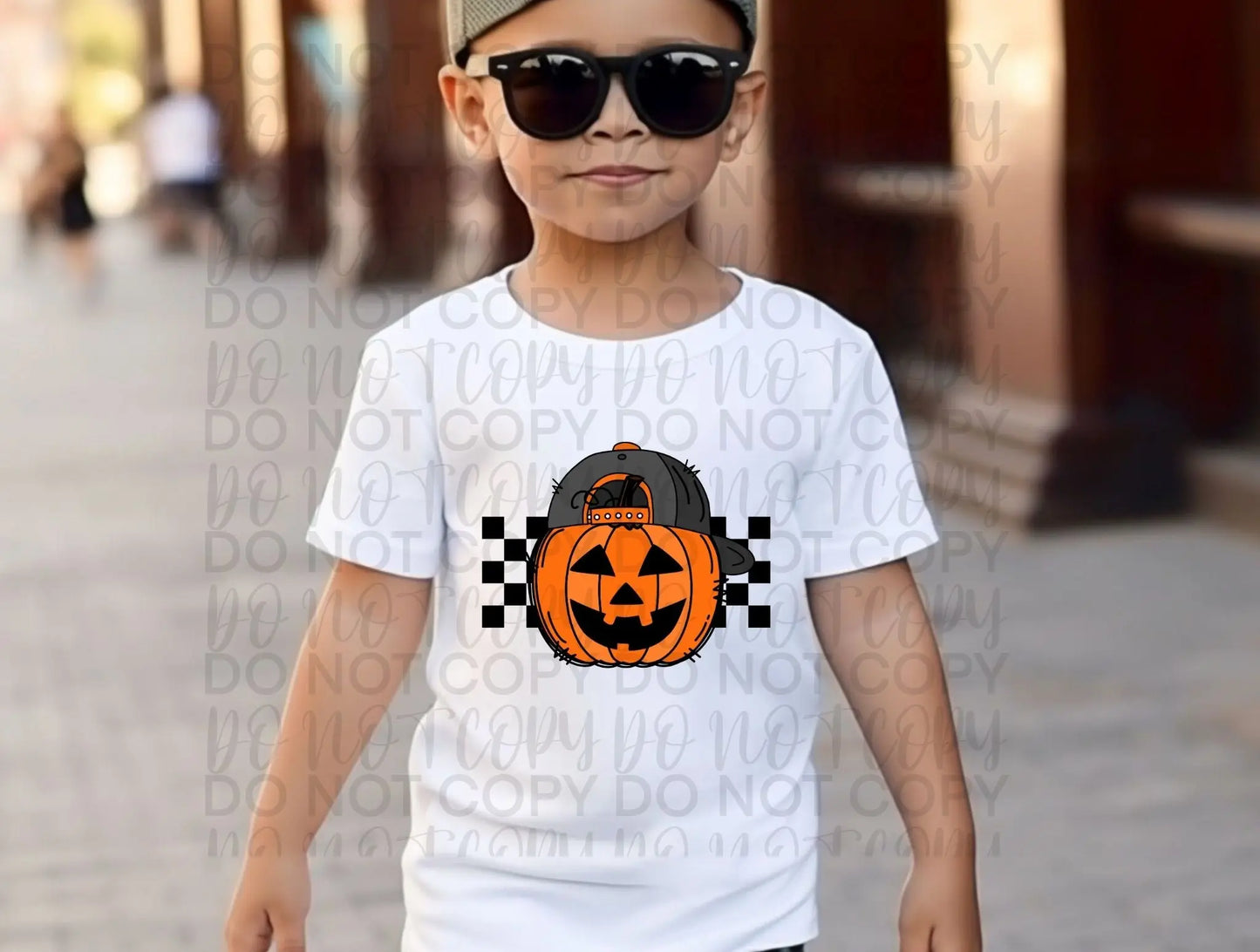 Pumpkin checkered - Branded By Barta