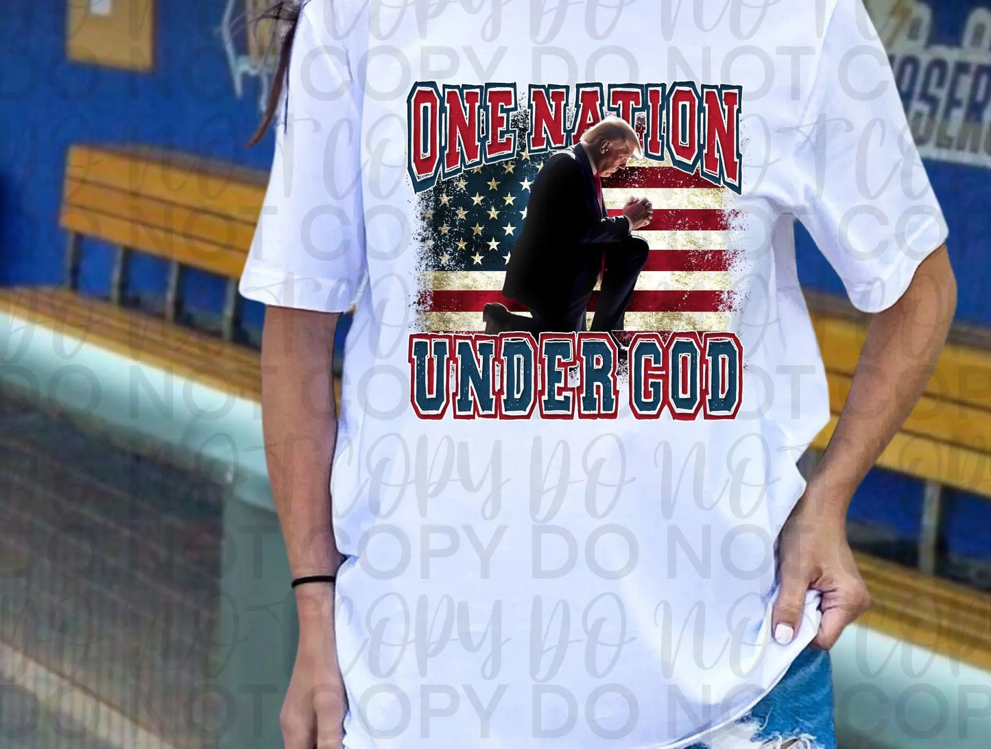 One Nation under god Trump - Branded By Barta