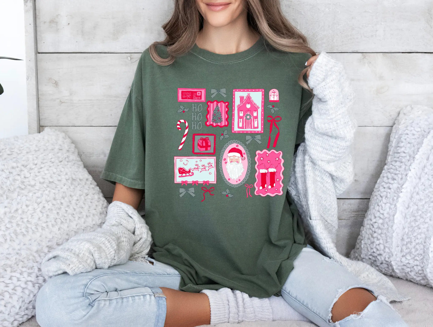Pink Christmas Collage Branded By Barta