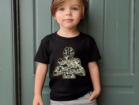 Camo Football Player brandedbybarta