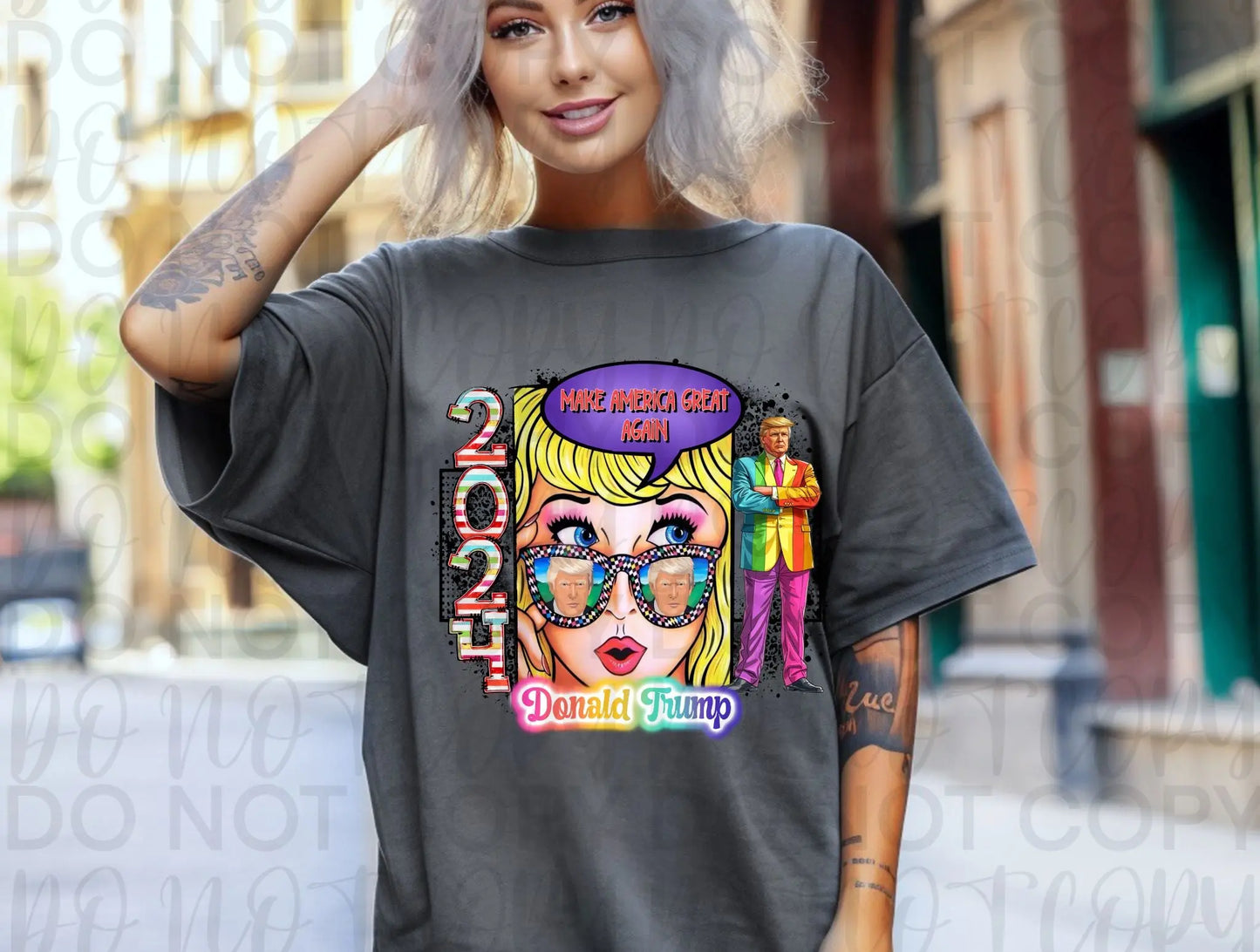 Make american great trump colorful - Branded By Barta