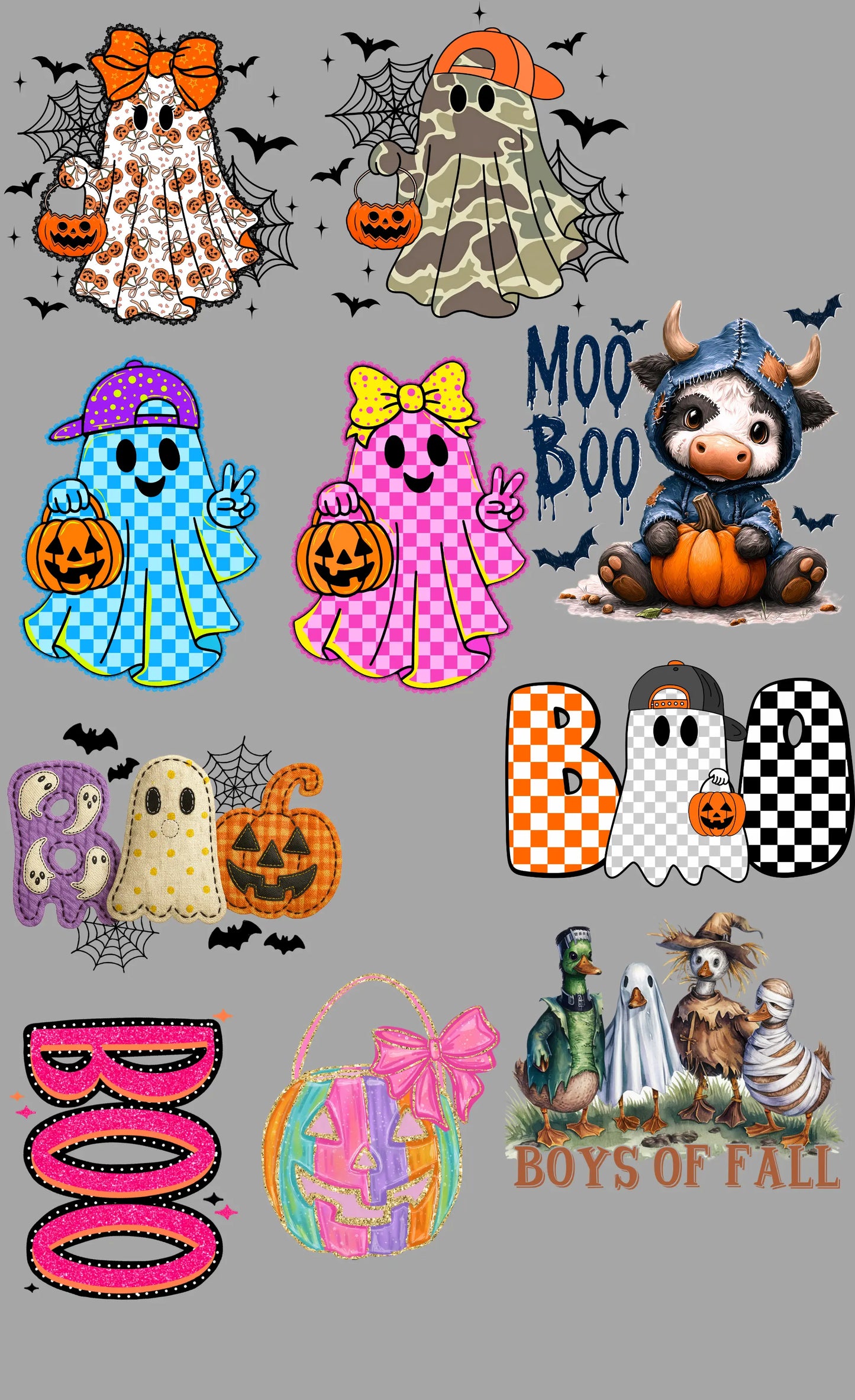Halloween Gang Sheet Mini Branded By Barta