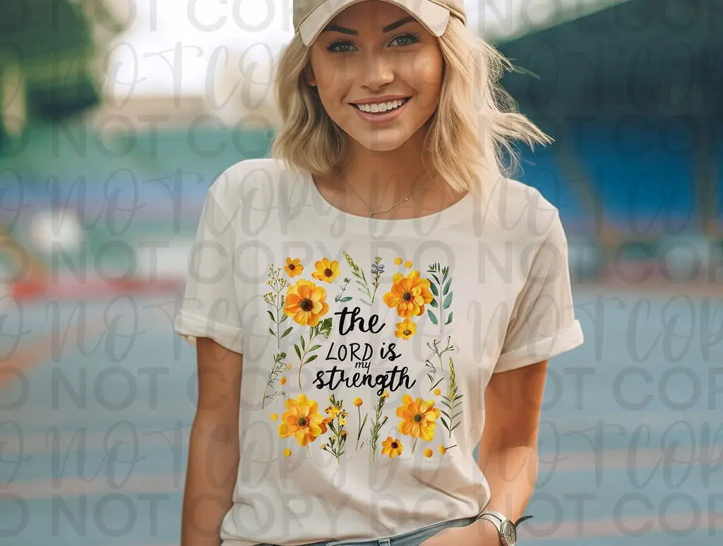 Floral The Lord Is My - Branded By Barta