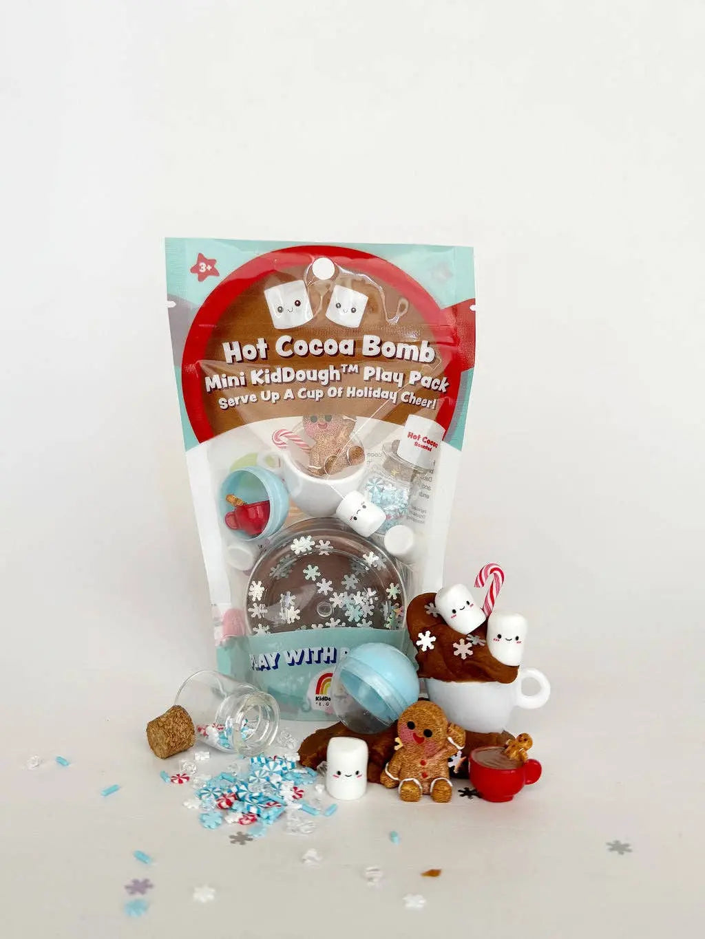 Hot Cocoa Bomb Mini KidDough Play Pack Earth Grown KidDoughs (KidDoughs by EGKD)