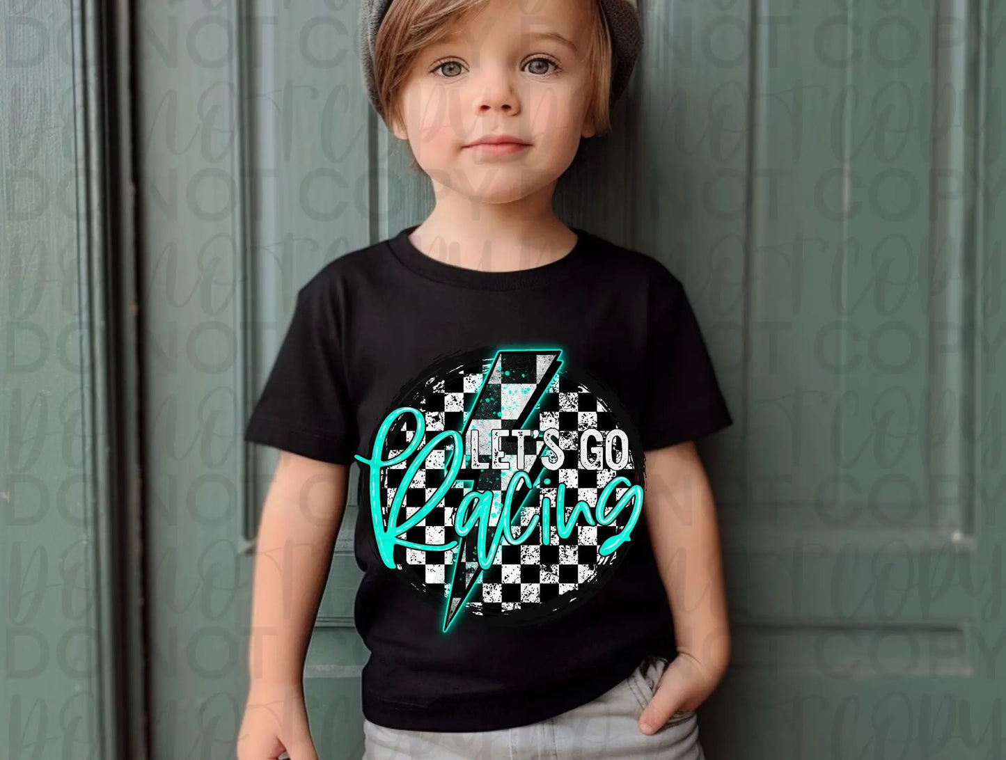 Lets so racing checkered - Branded By Barta