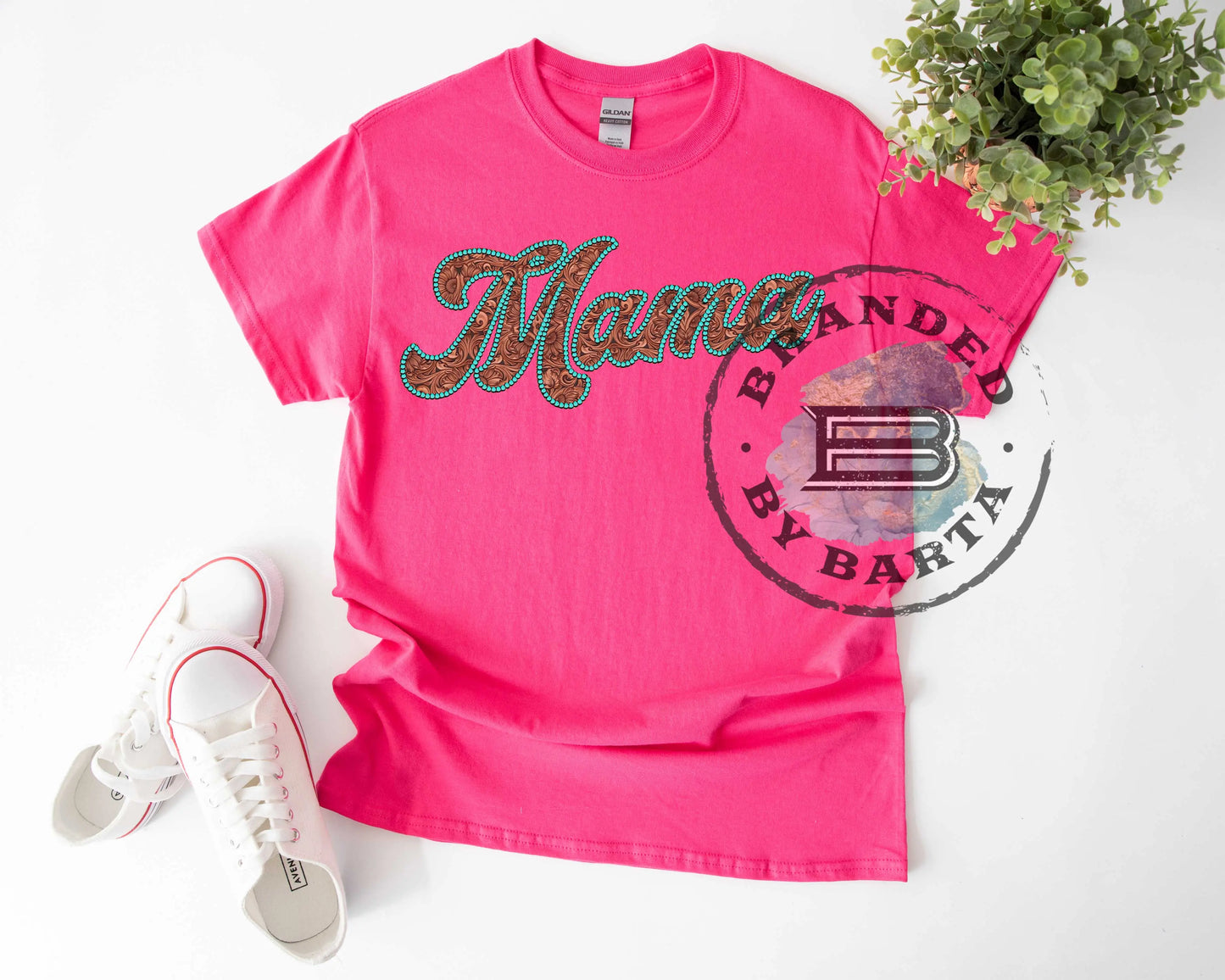 Faux Leather Mama DTF Transfer - Branded By Barta