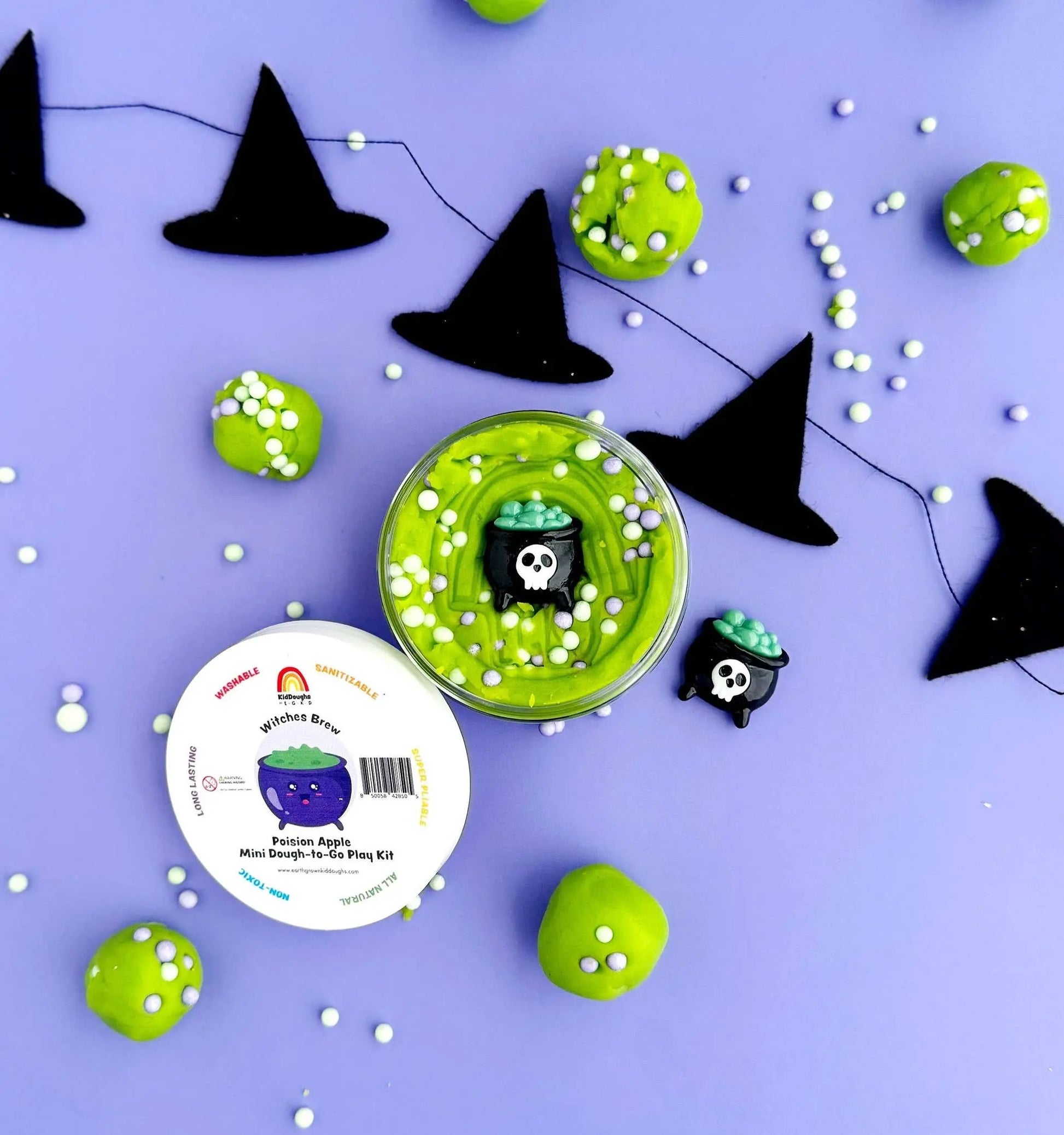 Witches Brew KidDough - 4 Ounce Earth Grown KidDoughs (KidDoughs by EGKD)