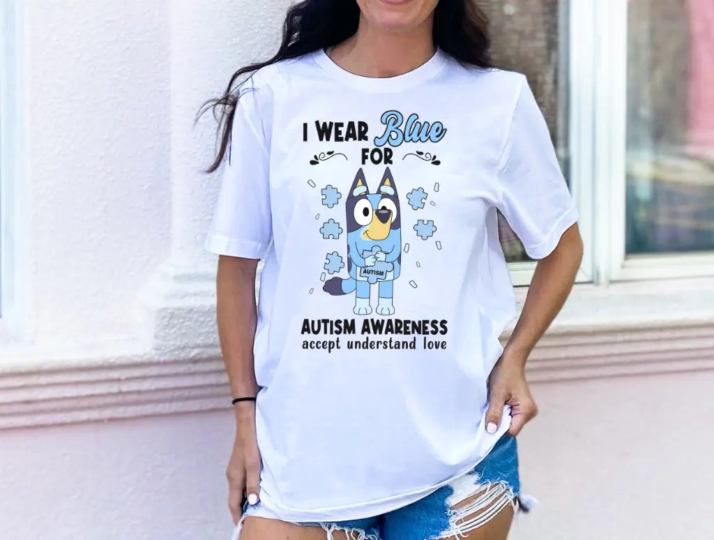 Accept Understand Love Blue Dog - Branded By Barta