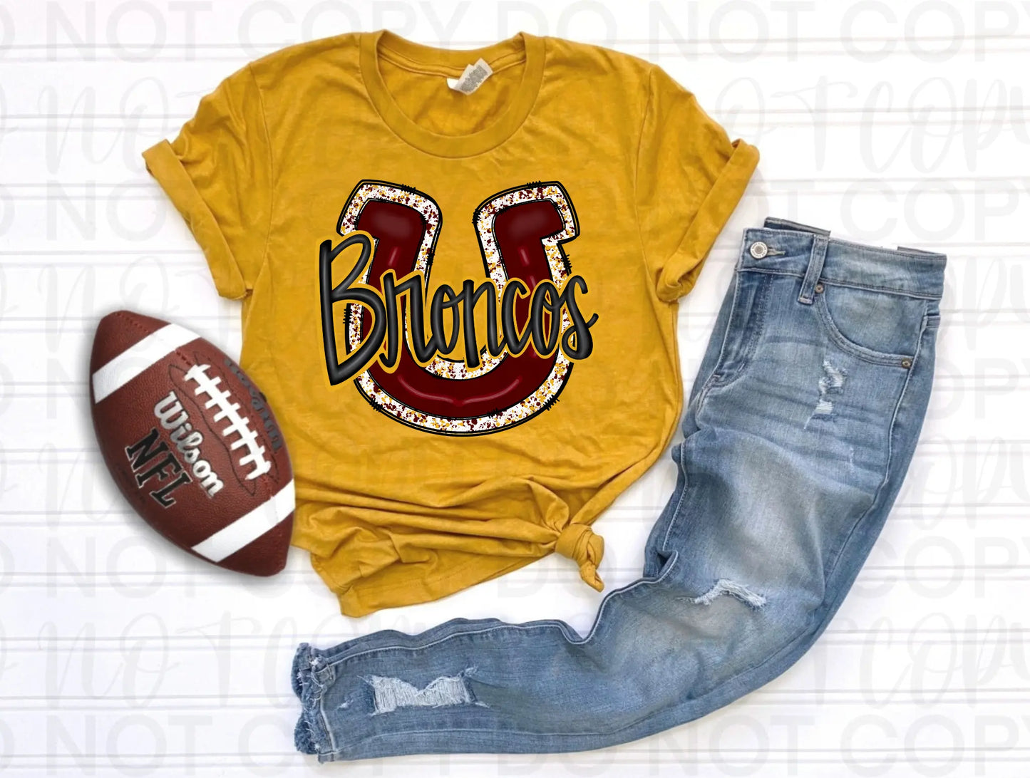 Horseshoe Broncos Tee - Branded By Barta