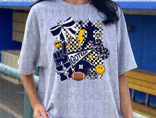 Hondo Owls Retro Checkered - Branded By Barta