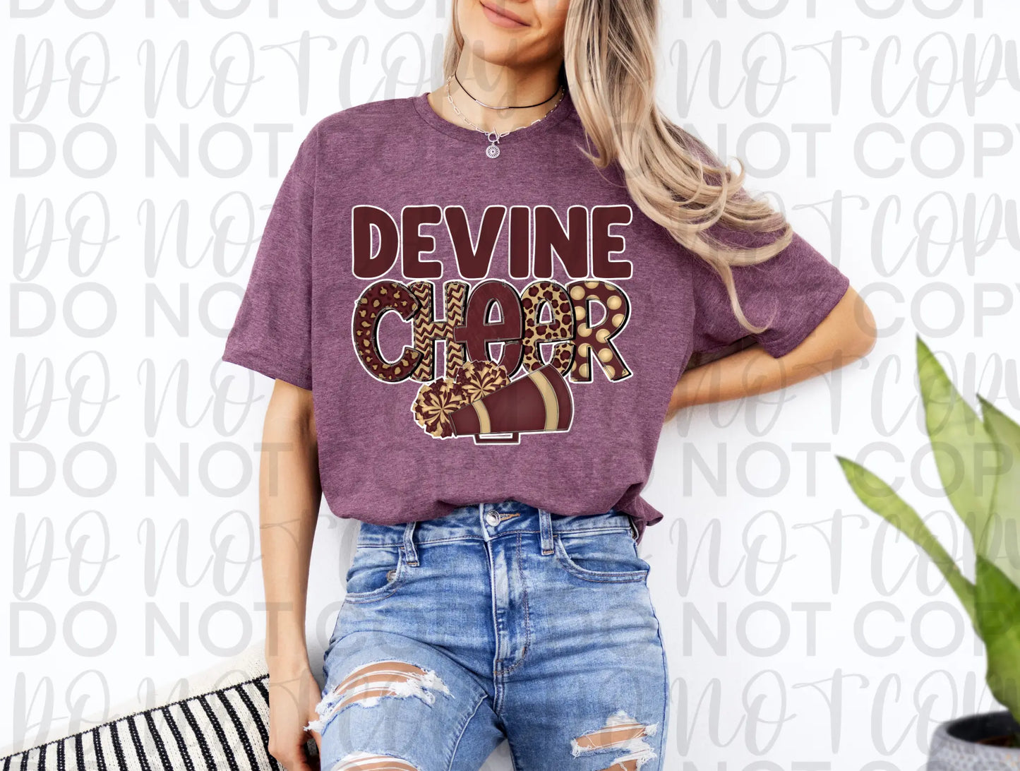 Devine Cheer Tee - Branded By Barta