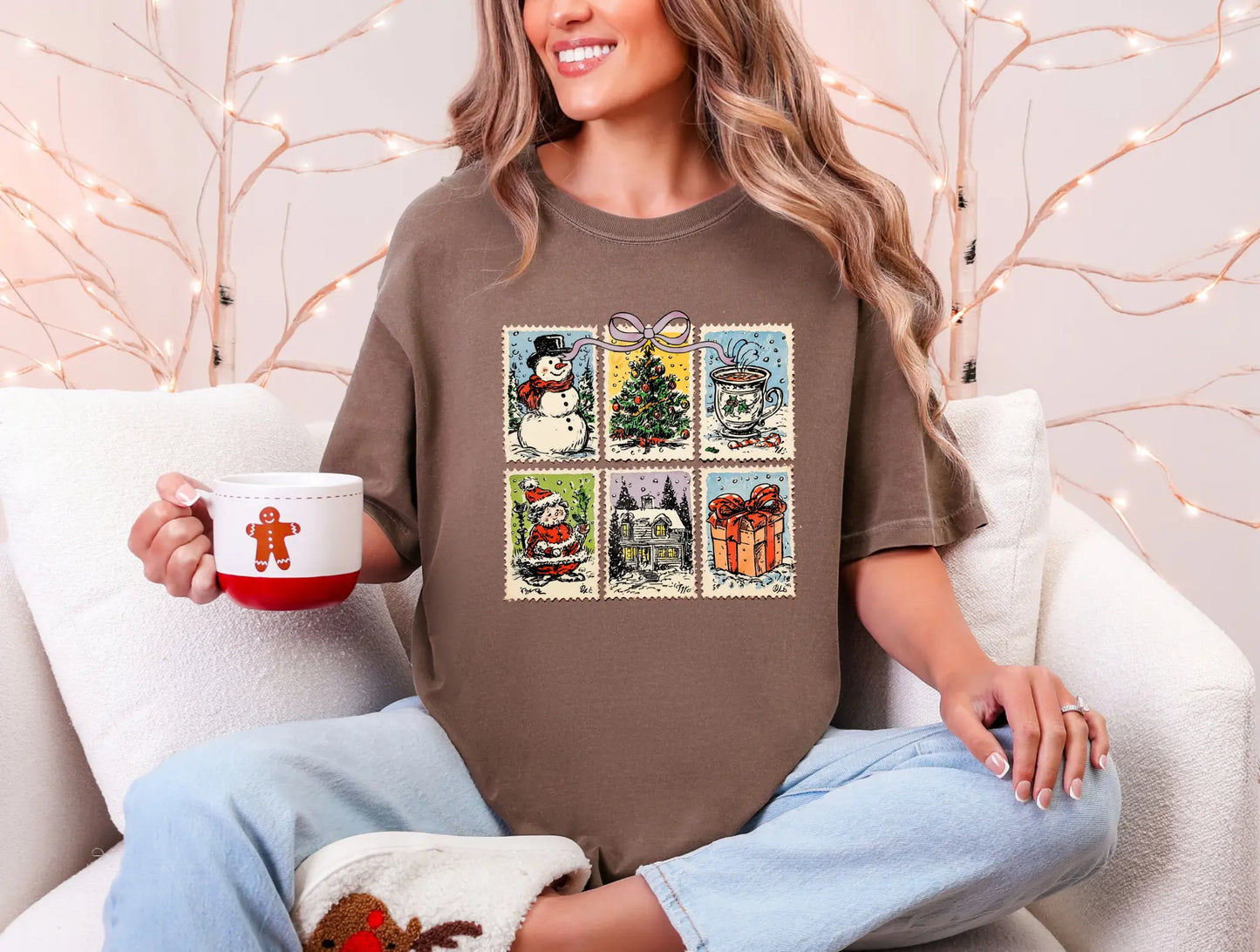 Christmas Stamp Collage brandedbybarta