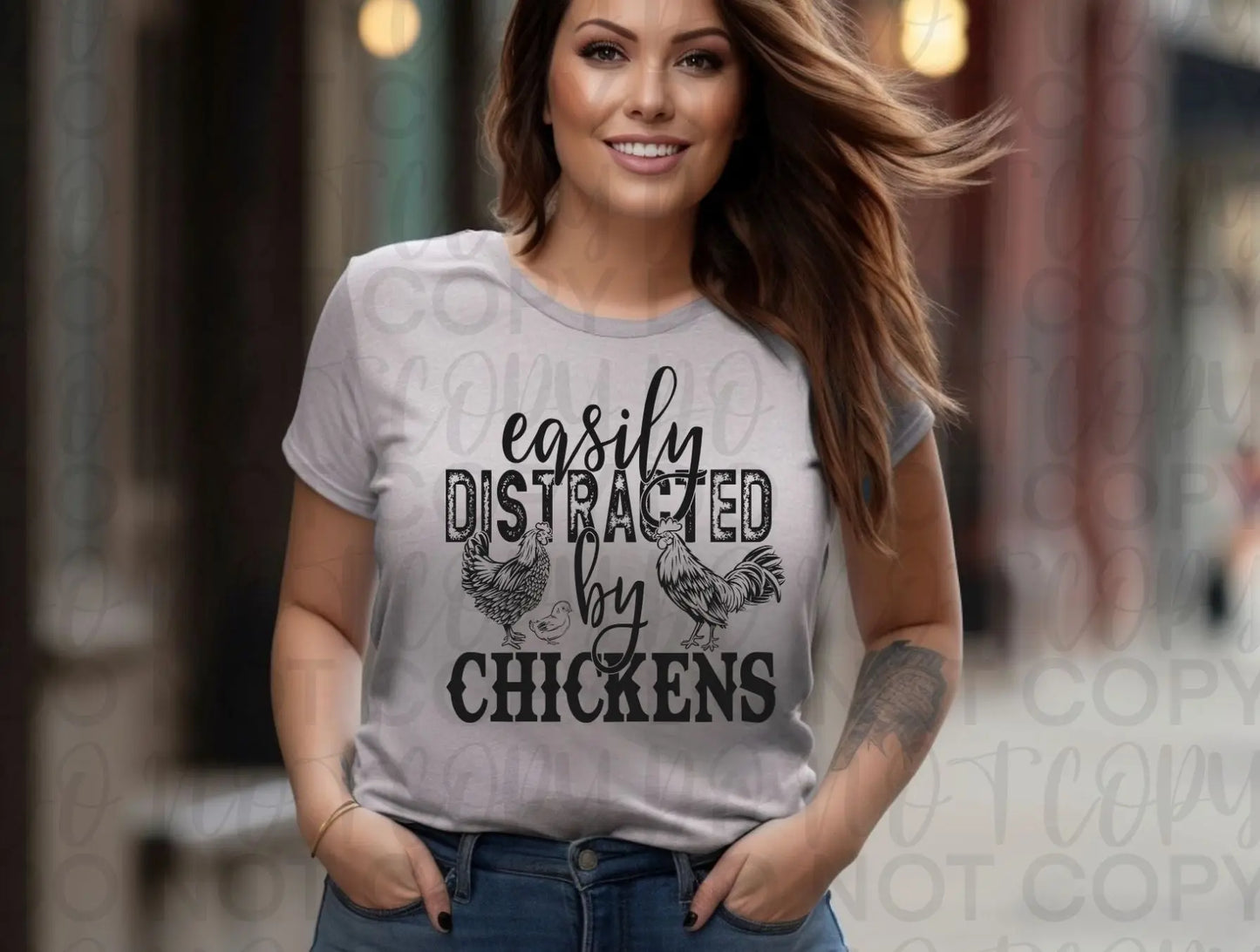 Easily distracted by chickens - Branded By Barta