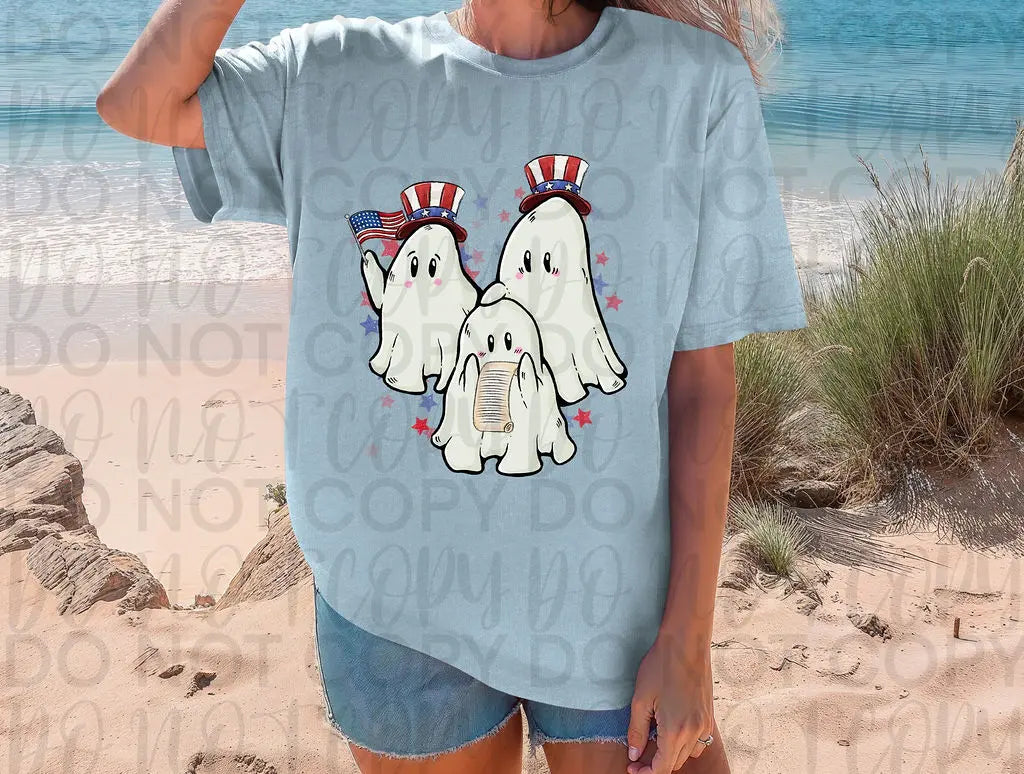 Red White & Blue Ghosts - Branded By Barta