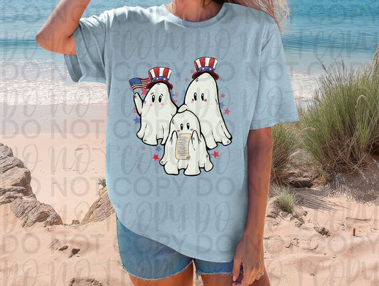 Red White & Blue Ghosts
