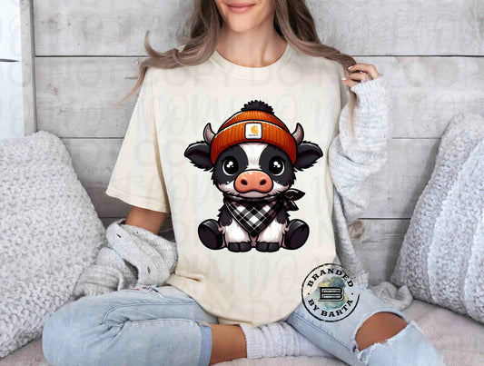 Black & White CH Highland Cow - Branded By Barta