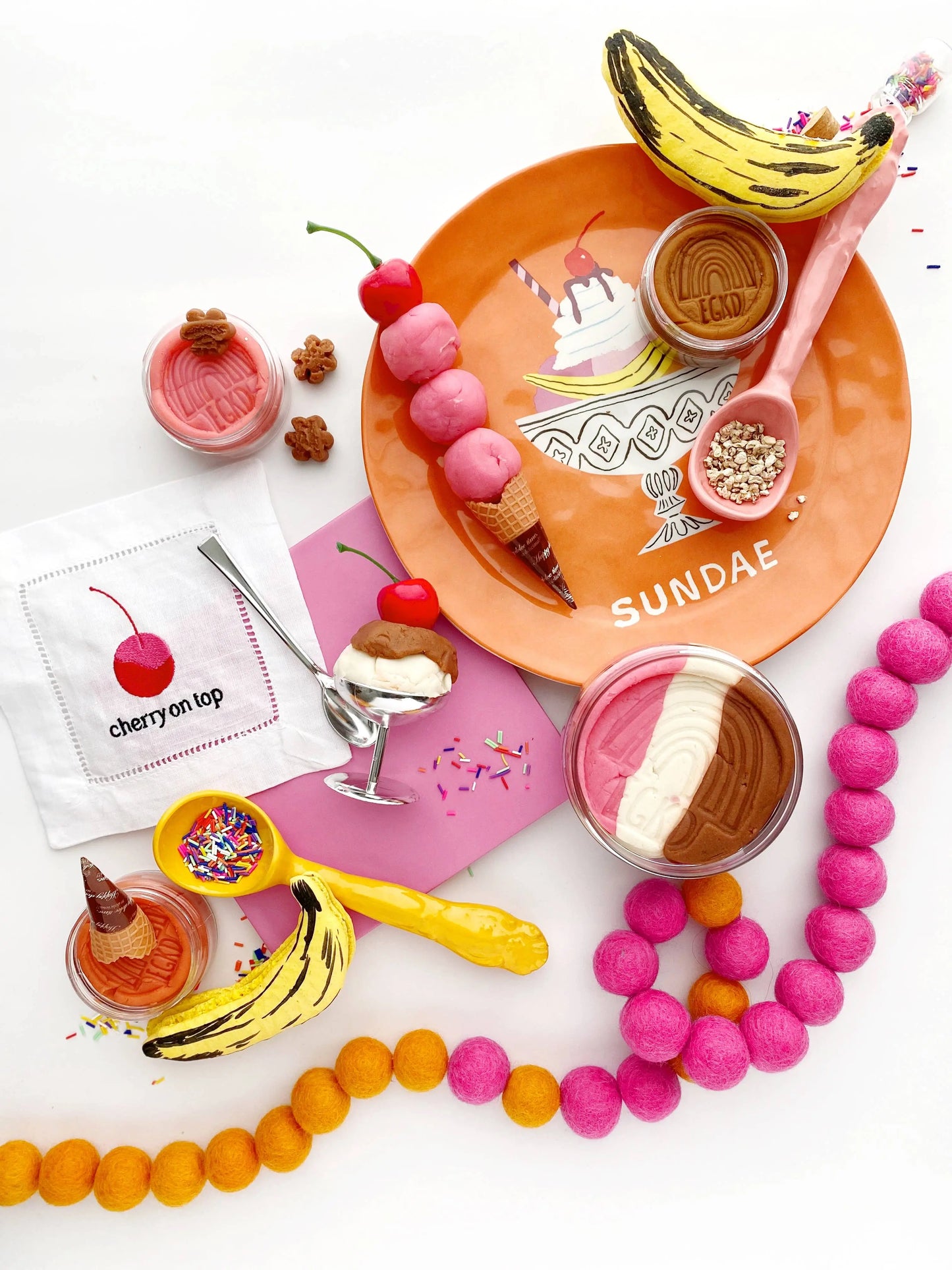 Ice Cream KidDough Play Kit Earth Grown KidDoughs (KidDoughs by EGKD)
